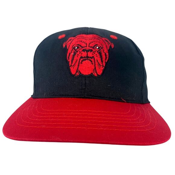 Vintage 90s Red Dog Beer Red Black Logo Hat Adjustable Snapback Malt Liquor Cap - Picture 1 of 6